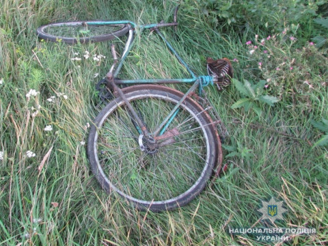 У Сквирському районі водій насмерть збив велосипедиста і втік