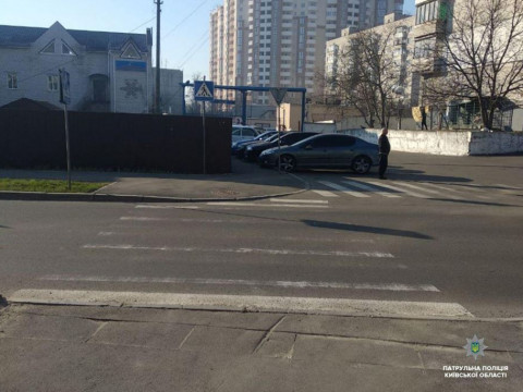 У Борисполі на пішохідному переході водій наїхав на дитину
