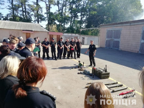 У Борисполі пройшли навчання з вибухотехніками для поліції
