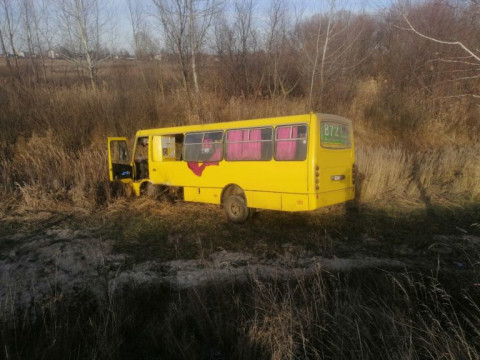 У Броварському районі маршрутка врізалася у автомобіль голови суду (ФОТО)