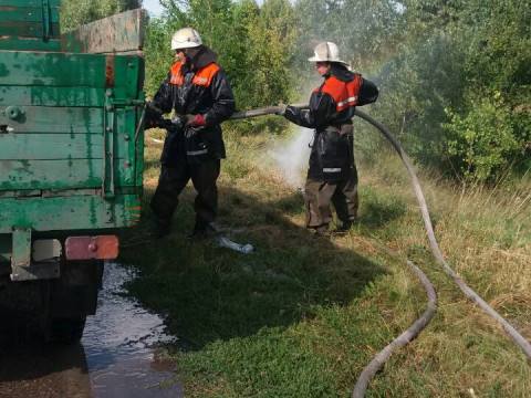 У Білій Церкві загорівся автомобіль 
