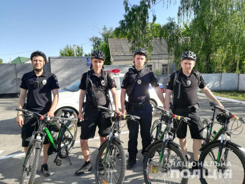  У Броварах відновив роботу поліцейський велопатруль (ФОТО)