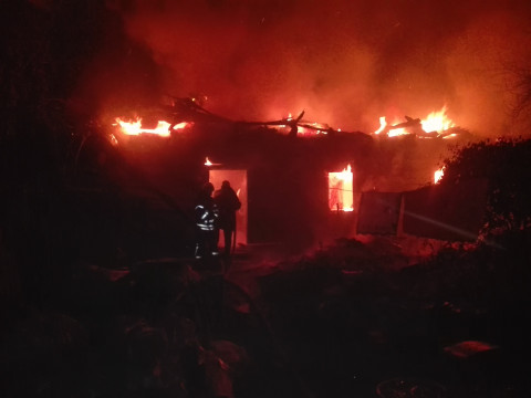 У Броварському районі згорів житловий будинок разом із власником (ФОТО)