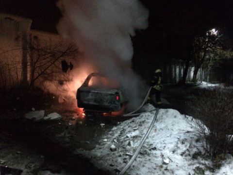 В Ірпені водій постраждав внаслідок загорання автомобіля