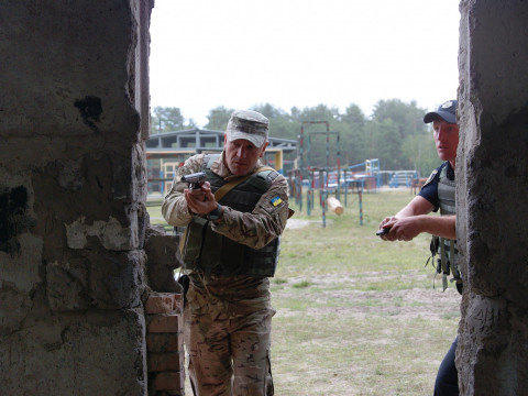 На Київщині "Миротворці" завершили бойові навчання