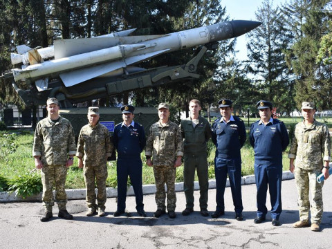 Повітряне командування "Центр" на Васильківщині відвідала делегація Збройних Сил Пакистану