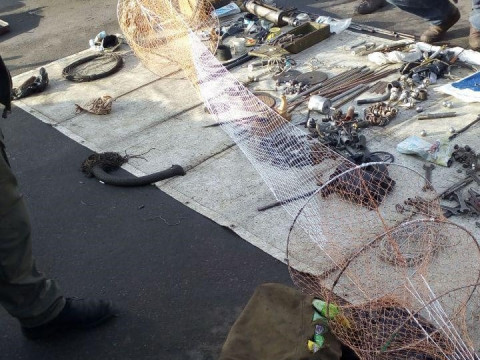 На Київщині за десять днів браконьєри наловили риби на 125 тис грн 
