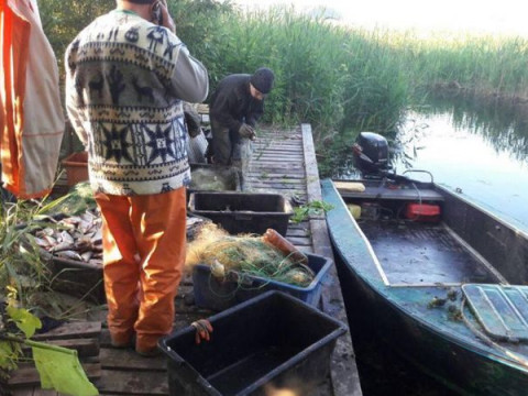 На Іванківщині пара браконьєрів виловила понад 200 кг риби (ФОТО)