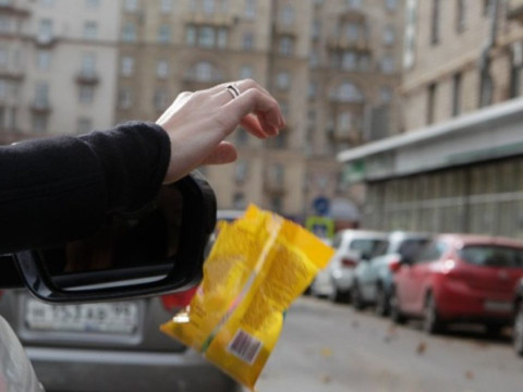 Під Києвом водії викидають сміття на узбіччя не виходячи з автомобіля (ФОТО)