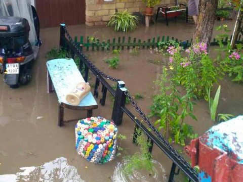 Через дощі у Фастові "потонуло" 9 житлових будинків (ФОТО)