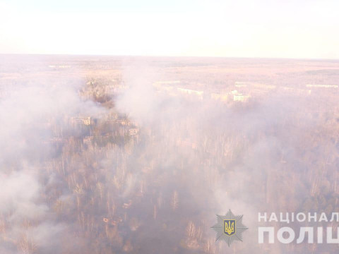 У Чорнобильській зоні через "чорних археологів" сталася масштабна пожежа (ФОТО) 