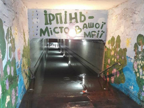 Жителі Ірпеня просять відремонтувати підземний перехід