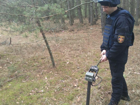 В Іванківському районі знайшли вибухонебезпечні предмети часів минулих війн
