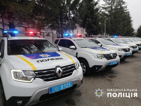 В Ірпені поліцейські отримали нові транспортні засоби