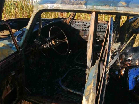 У Броварах ущент згорів легковий автомобіль (ФОТО)