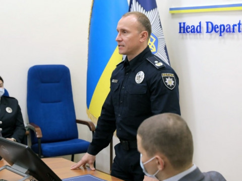 Андрій Нєбитов нагородив поліцейських, які затримали розбійників у Крюківщині (ФОТО)