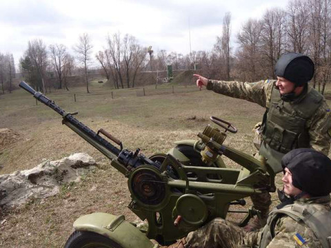 На Київщині зенітні ракетні війська тренуються відбивати удар противника (ФОТО)