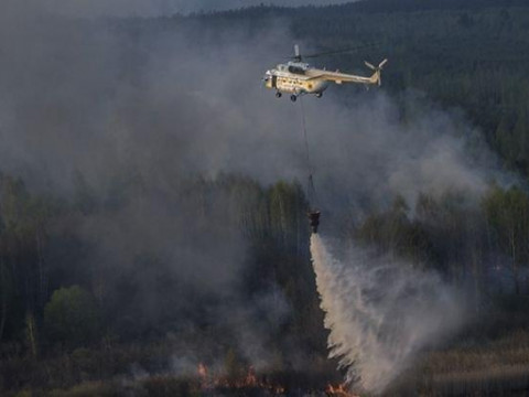 Чорнобильській ліс третю добу палає вогнем (ВІДЕО)