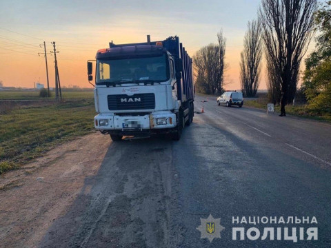 На Васильківщині фура налетіла на неповнолітнього велосипедиста (ФОТО)