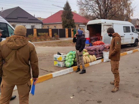 У Гостомельській громаді підприємцю висунули попередження за незаконну торгівлю