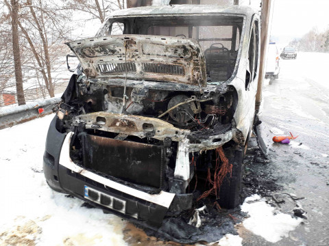 У Славутичі згоріла вантажівка 