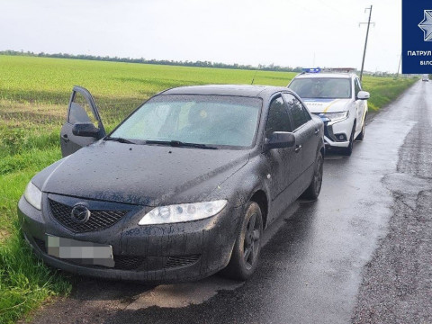 Білоцерківські патрульні виявили авто, яке розшукувалося за скоєння ДТП