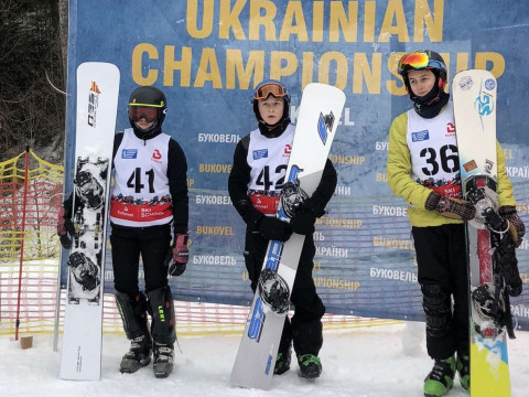 Спортсмени з Київщини здобули призові місця на Чемпіонаті України зі сноубордингу