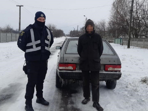 На Білоцерківщині поліцейські зупинили двох водіїв, які перебували в неадекватному стані