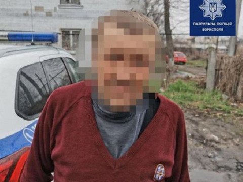 У Борисполі патрульні затримали чоловіка, який перебував у розшуку