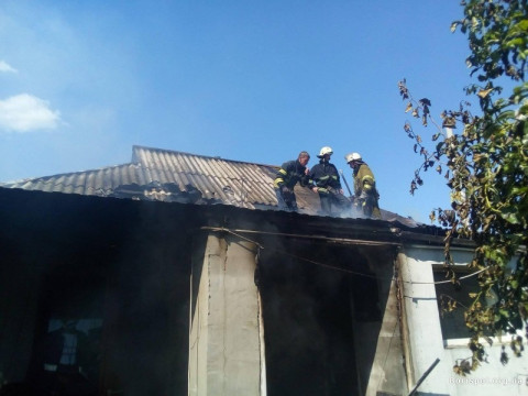 На Бориспільщині загорівся приватний будинок (ФОТО)