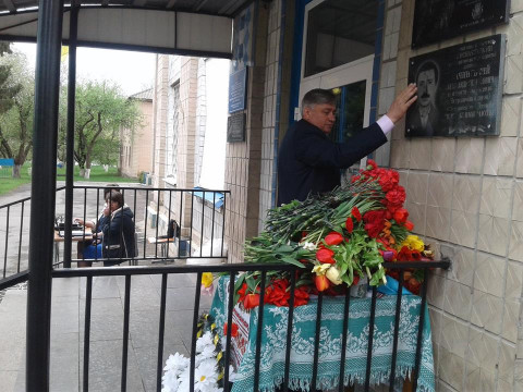 На Київщині відкрили меморіальну дошку загиблому бійцю АТО (ФОТО)