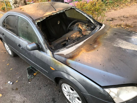 У Білій Церкві підпалили автомобіль 
