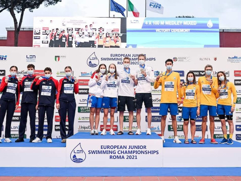 Юні плавці з Київщини вибороли золото та бронзу на Чемпіонаті Європи
