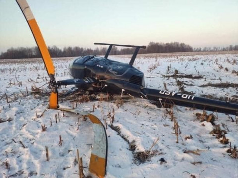 Приватний гелікоптер, який нещодавно розбився, раніше належав поліції (ФОТО)