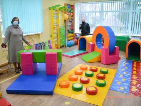 У Кагарлицькому дитсадку облаштували фізкультурно-оздоровчу залу