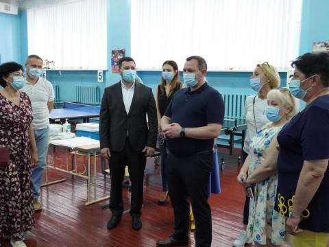 Голова КОДА побував у центрах масової вакцинації Київщини (ФОТО)