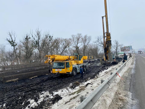 На Одеській трасі під Києвом розпочалося будівництво транспортних розв'язок