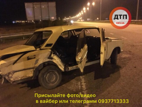На Київщині невдалий маневр водія призвів до ДТП (ФОТО)