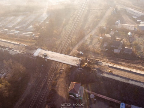 У Білій Церкві триває ремонт Горбатого мосту (ФОТО)