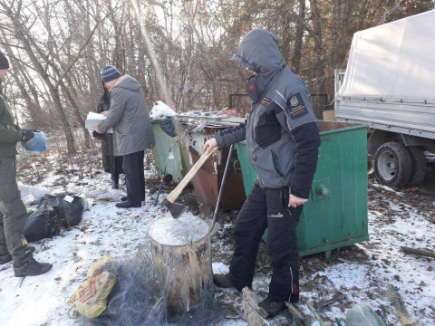 Неподалік від Вишгорода знищили 2 кілометри браконьєрських сіток (ФОТО)