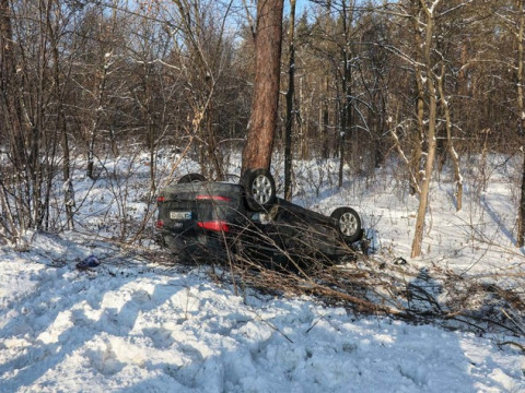 На Київщині автомобіль з дітьми потрапив у серйозну ДТП