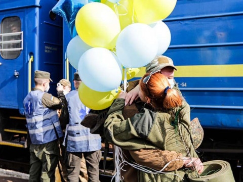 Гостомельські нацгвардійці повернулися з Донбасу після восьмимісячної ротації