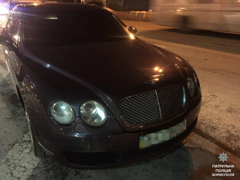 У "Борисполі" затримали нетверезого водія на елітному авто 