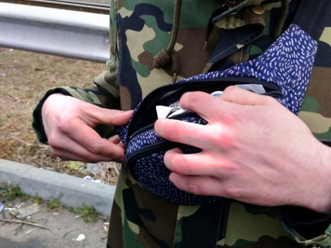  У Вишневому в молодика вилучили канабіс (ФОТО) 