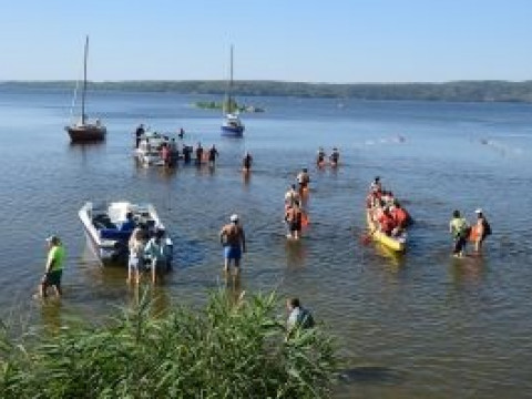 У Переяславі відбувся традиційний заплив "Дніпро Ревучий - 2020" (ФОТО)