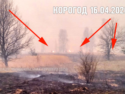 Чорнобильська зона знову у вогні (ФОТО, ВІДЕО)