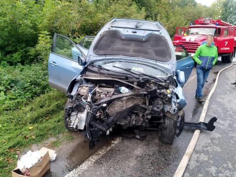 На Білоцерківщині внаслідок ДТП спалахнув Volkswagen Рolo