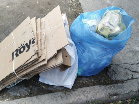 В Ірпені покарали чоловіка за викидання сміття у невстановленому місці (ФОТО)