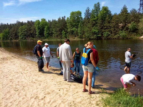 Очищення Стугни: в Українці водолази обстежили дно річки (ФОТО)