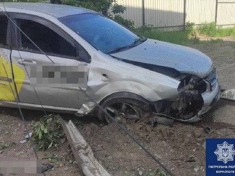 Патрульні Борисполя спіймали п’яного викрадача авто (ФОТО)